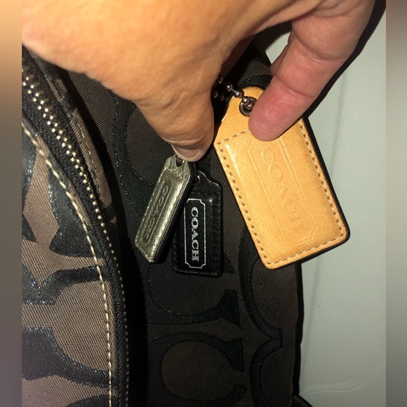 Coach brown monogram backpack - Picture 2 of 6